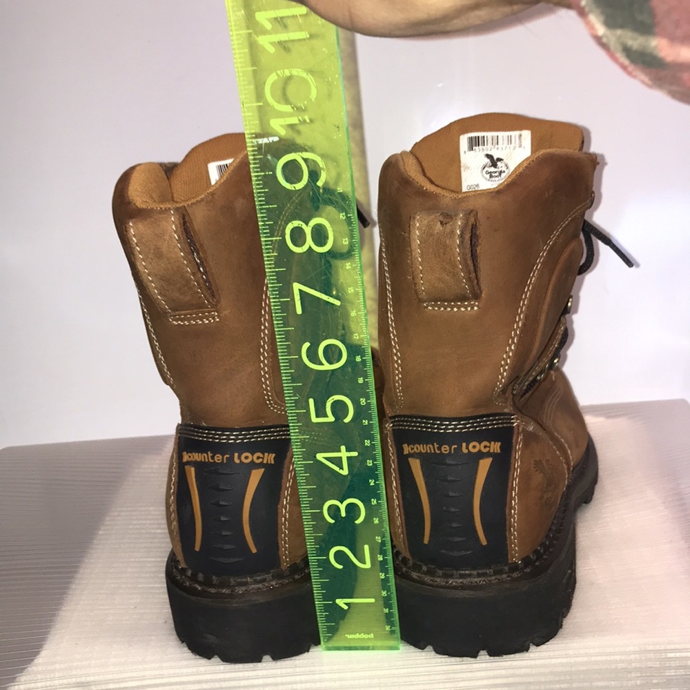 Georgia Gore-Tex Comfort Core Logger Boots Low Heel waterproof - Picture 9 of 9